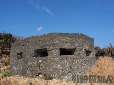 対馬南端神崎の海軍望楼