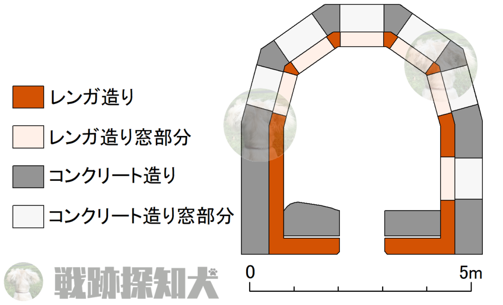 海軍望楼平面図